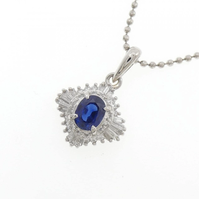 Dây chuyền Sapphire PT900/PT850 0.64CT - Hàng hiệu Chính hãng 856297
