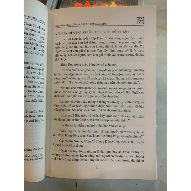 NHỮNG BÀI KHẢO CỨU CỦA GIÁO SƯ HOÀNG XUÂN HÃN - TẬP SAN SỬ ĐỊA 789452