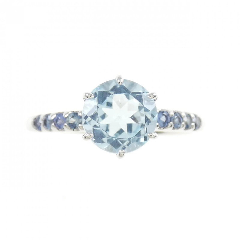 Nhẫn Blue Topaz Ponte Vecchio 1.63CT - Hàng hiệu Authentic 838515