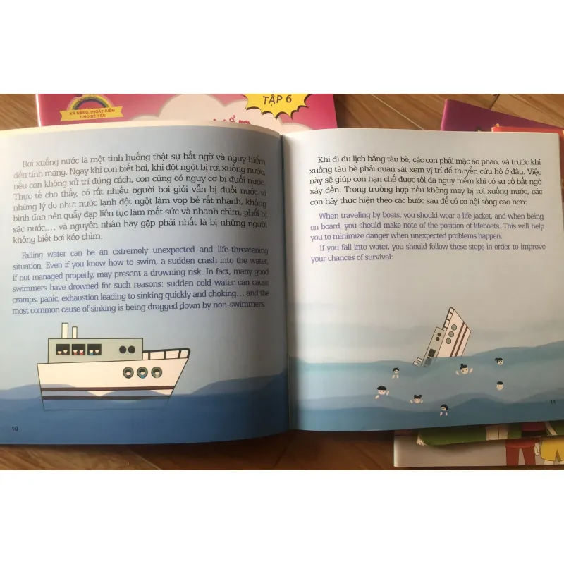 Full bộ 7c Kỹ năng thoát hiểm cho bé 1004091