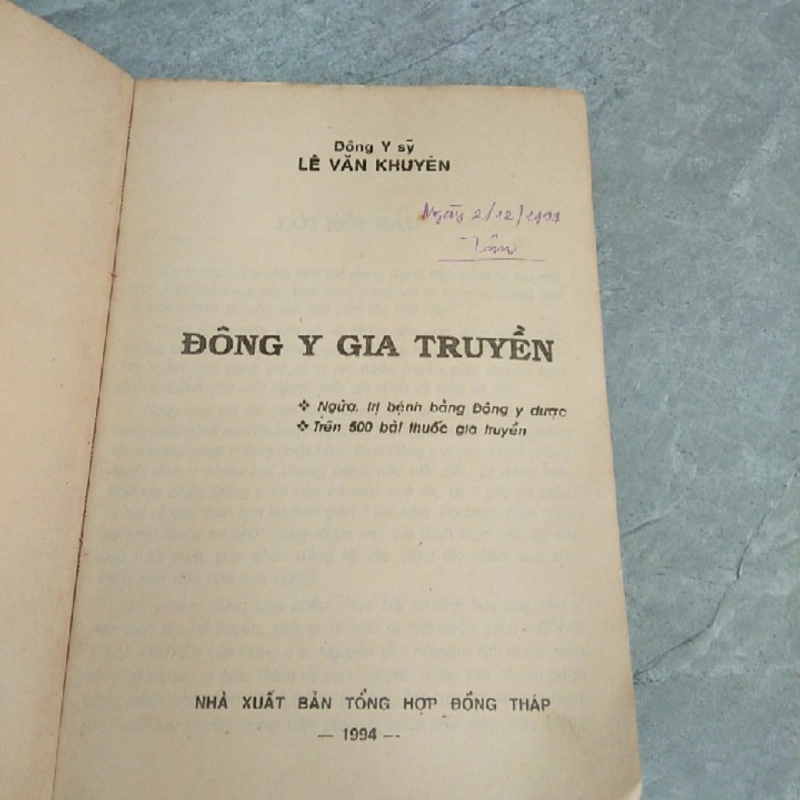 ĐÔNG Y GIA TRUYỀN - Lê Văn Khuyên 224685