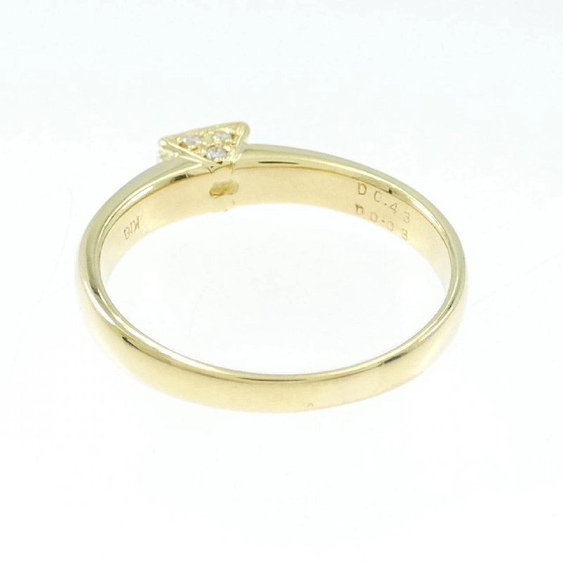 Nhẫn kim cương K18YG 0.43CT 667702