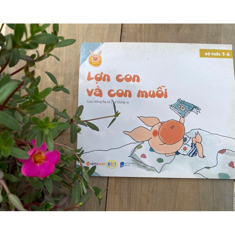 TRUYỆN TRANH CHO THIẾU NHI “LỢN CON TĂNG ĐỘNG”,  “LỢN CON VÀ CON MUỖI”*Tặng quà 0Đ 549278