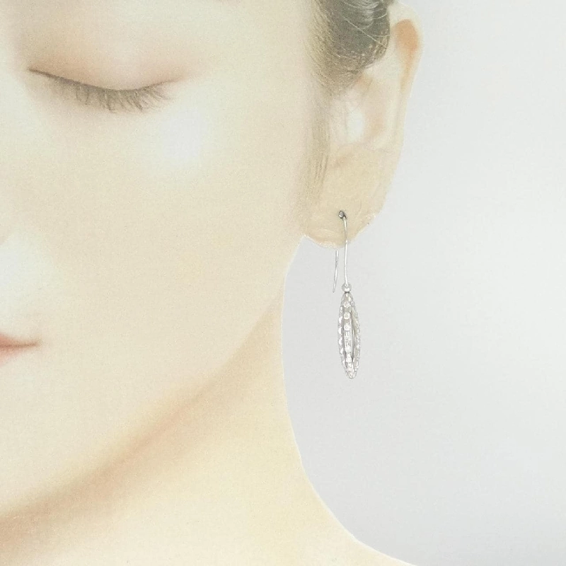 Bông tai kim cương 750WG - Hàng hiệu Authentic 867476