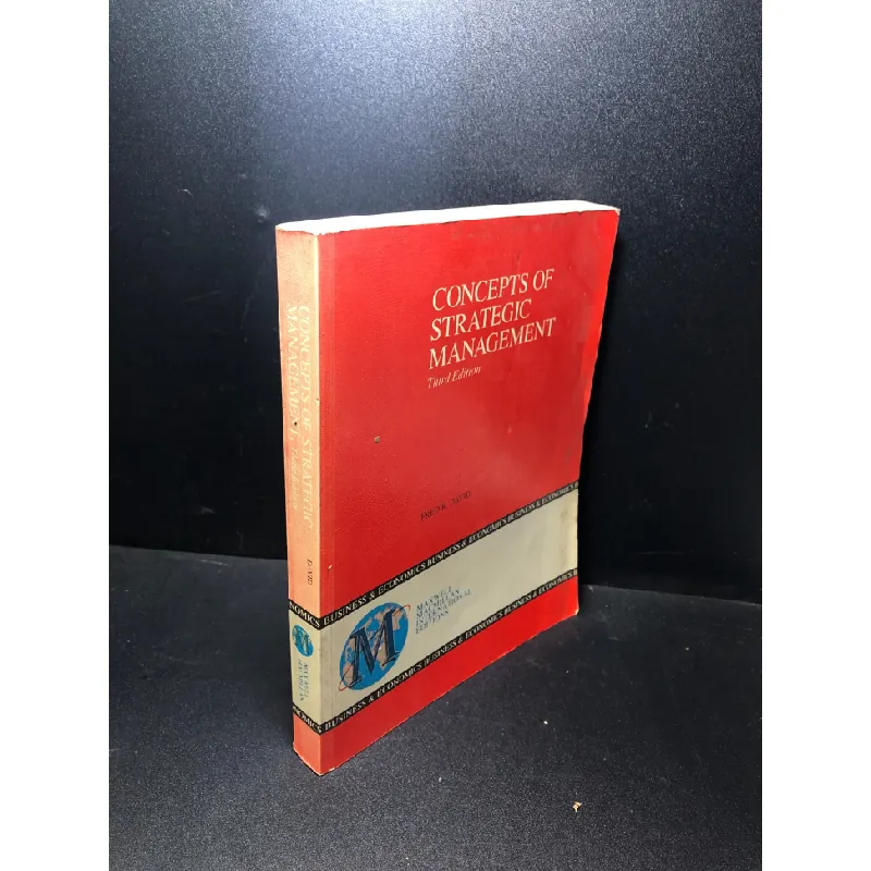 [Sách Cũ SCGR] Concepts of strategic management , third edition Fred R David mới 80% ố , bẩn HCM0111 683579