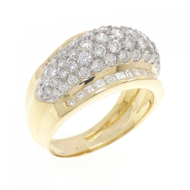 Nhẫn kim cương Pavé 750YG/750WG 2.00CT - Hàng hiệu Chính hãng 849500