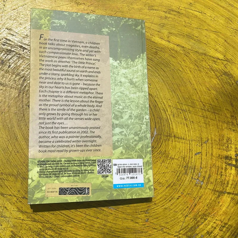 OPEN THE WINDOW, EYES CLOSED- NGUYEN NGOC THUAN- TRUONG TIEP TRUONG 602408