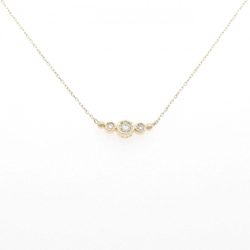 K10YG Dây chuyền kim cương 0.05CT - Hàng hiệu Authentic 858503