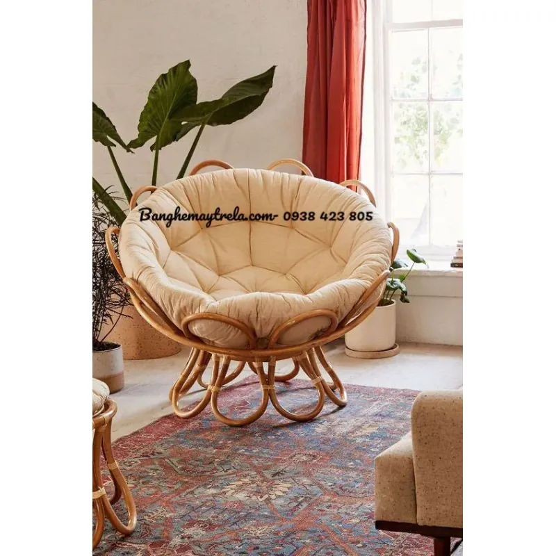 Ghế mây hoa papasan 720825