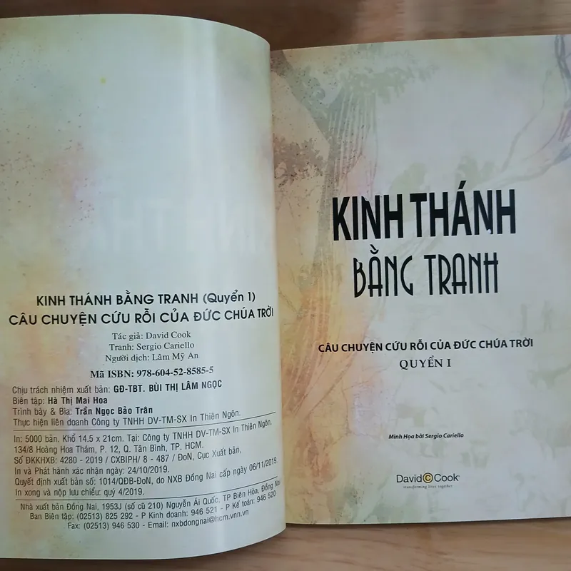 Kinh Thánh Bằng Tranh (Bộ Hộp 3 Quyển) - David Cook 581632