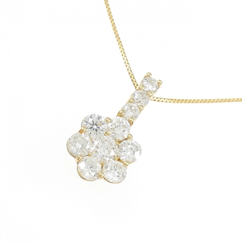 K18YG Hoa Kim Cương Dây Chuyền 1.00CT - Hàng hiệu Chính hãng 859079