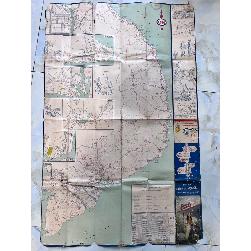 Bản đồ Sài Gòn năm 1968 500102