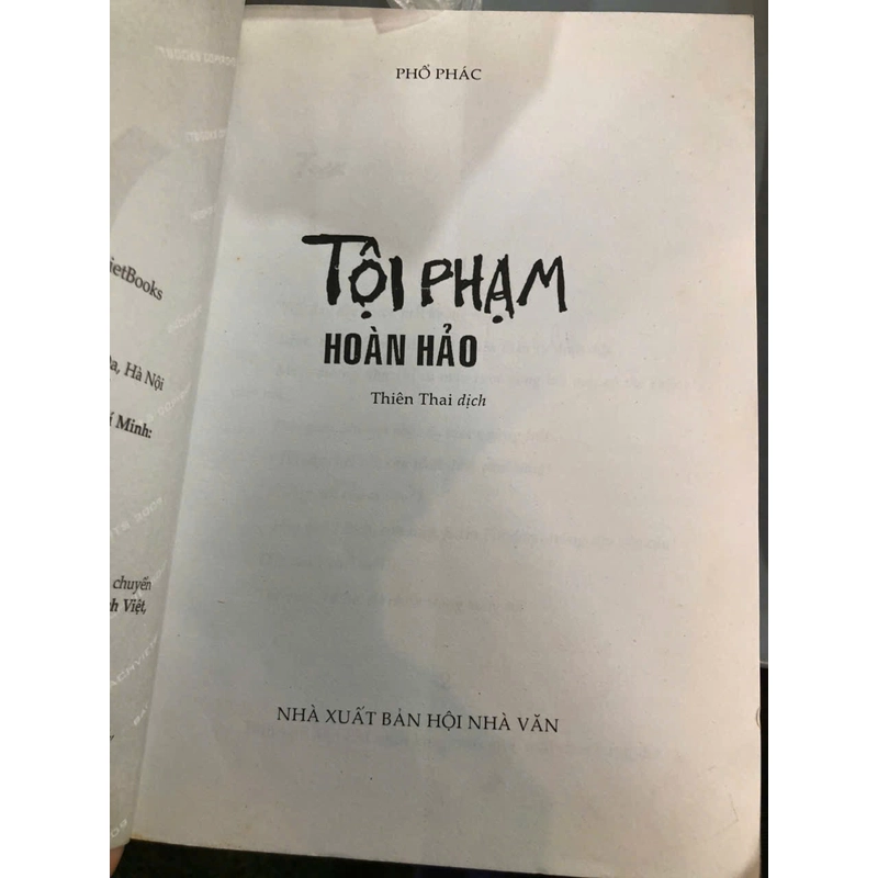 TỘI PHẠM HOÀN HẢO - PHỔ  PHÁC 448692