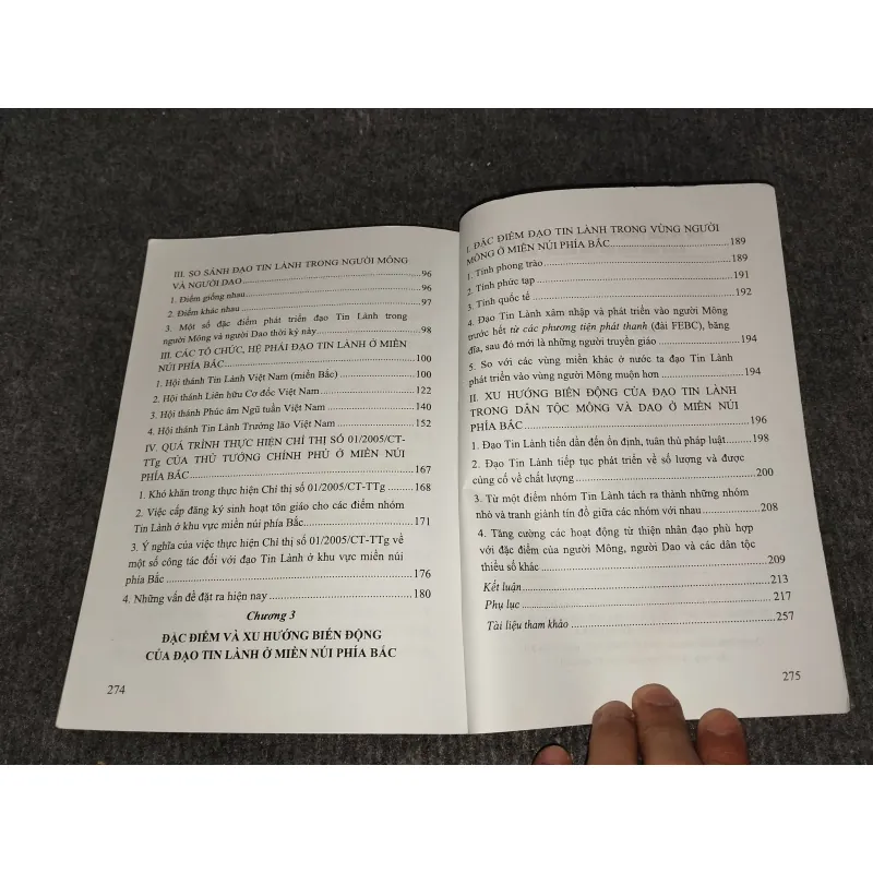 ĐẠO TIN LÀNH TRONG VÙNG DÂN TỘC MÔNG VÀ D A O Ở CÁC TỈNH MIỀN NÚI PHÍA BẮC VIỆT NAM 992550
