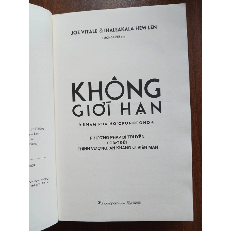 Không giới hạn - Joe Vitale & Ihaleakala Hew Len 540052