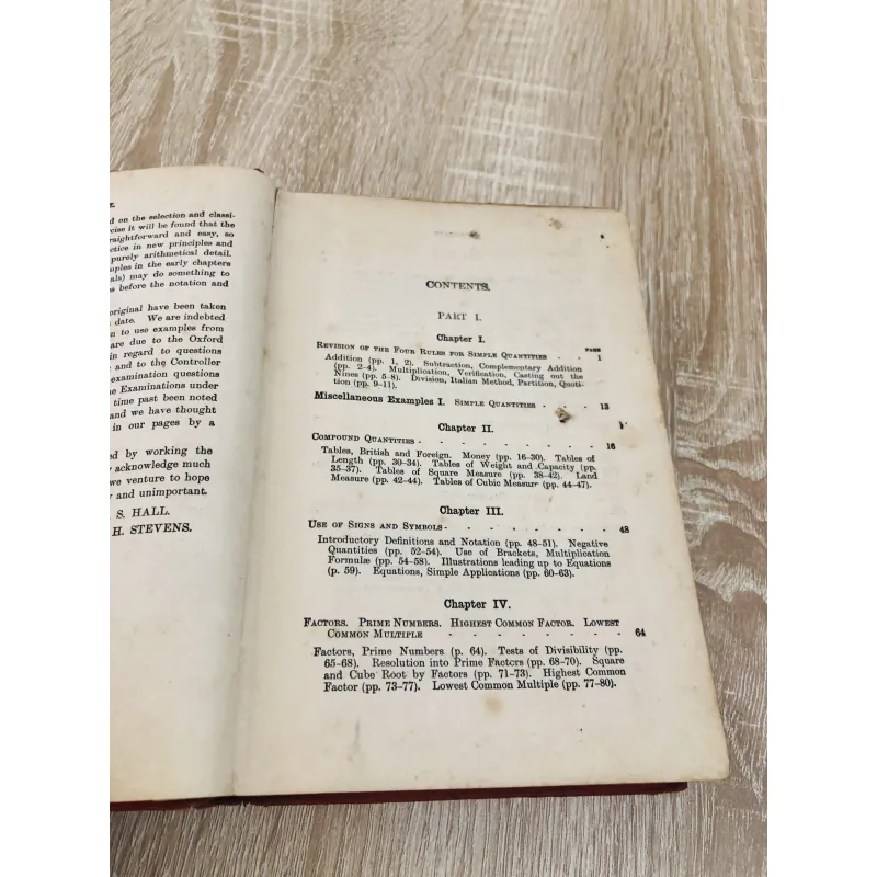 A SCHOOL ARITHMETIC – Hall & Stevens 971147