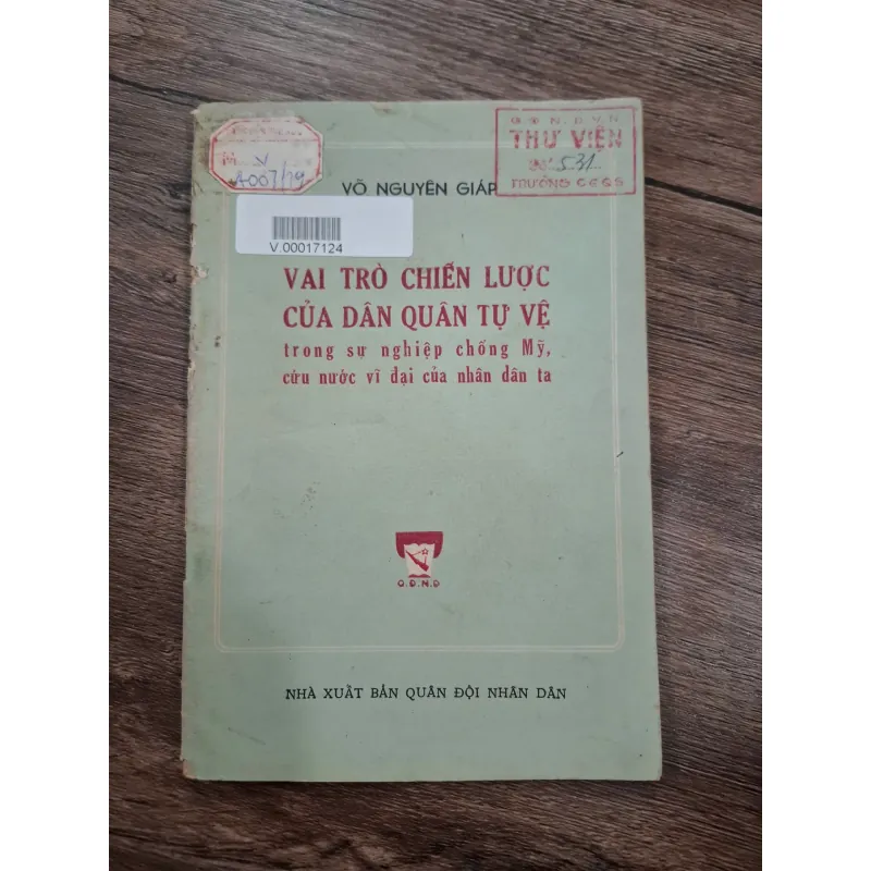 Vai trò chiến lược của dân quân tự vệ... - Võ Nguyên Giáp - Quân sự 715845