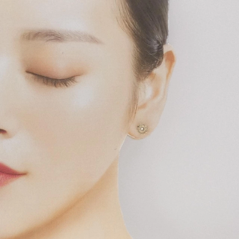 K18YG Bông tai kim cương - Hàng hiệu Chính hãng 866650