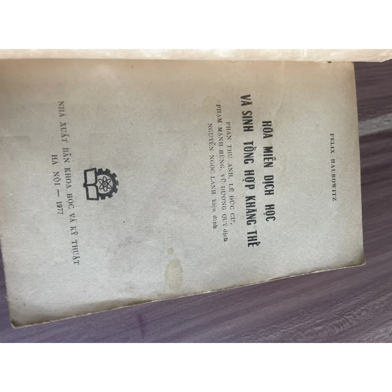 Miễn dịch học và sinh tổng hợp kháng thể - sách y - 480 trang  750149