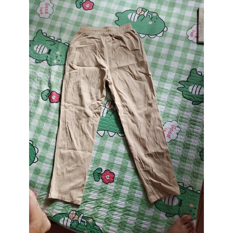 Quần baggy Kaki nam dáng suông size XL 14054