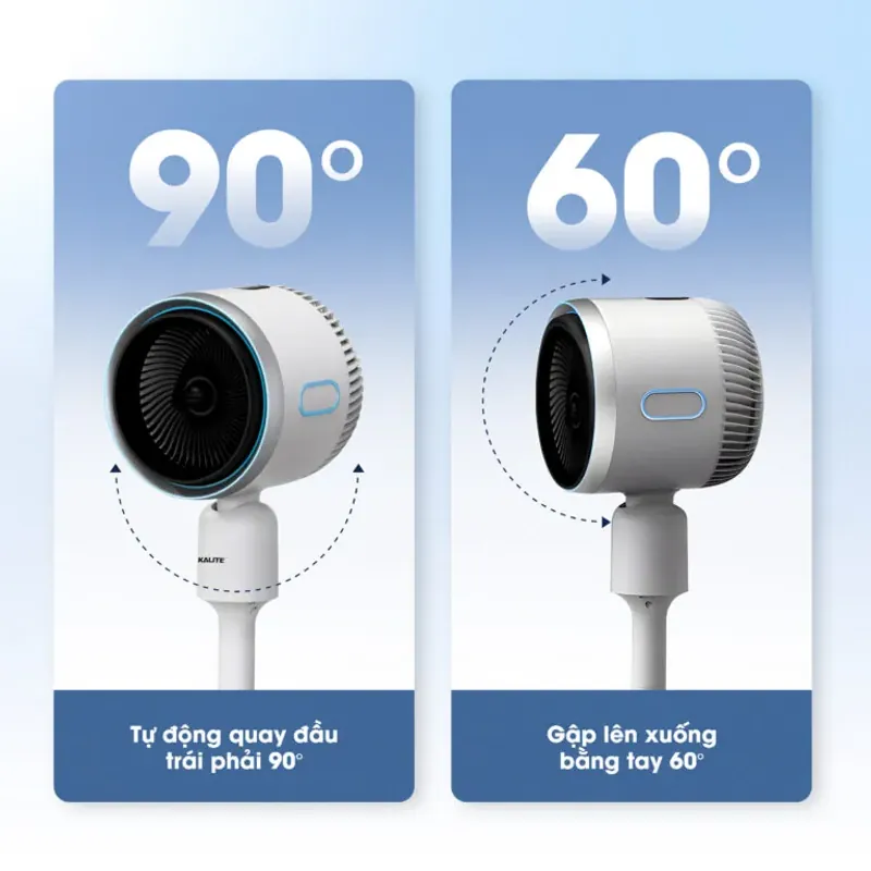 Quạt điều hòa thông minh KSA369 KALITE màu trắng chính hãng mới 100% 572026