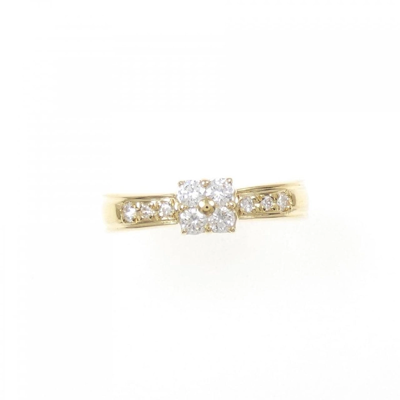 Nhẫn kim cương 750YG 0.25CT 670573