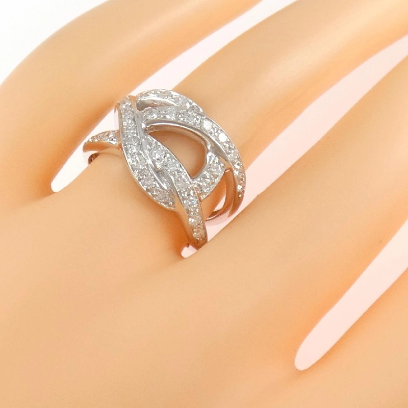 Nhẫn kim cương K18WG 0.56CT - Hàng hiệu Authentic 854209