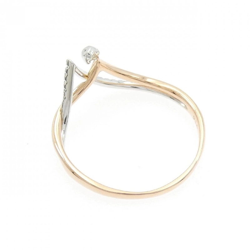 Nhẫn kim cương K18PG/K18WG 0.14CT - Hàng hiệu Authentic 848481