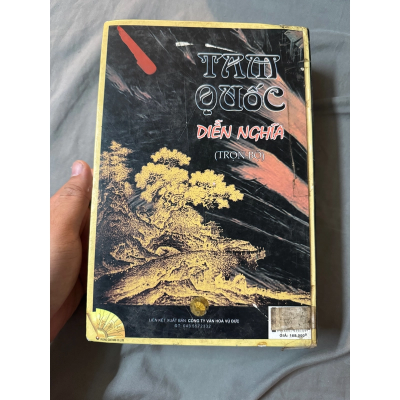 Tam quốc diễn nghĩa bìa cứng, sách cũ, đọc tốt 496137