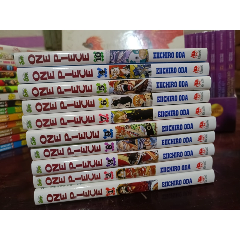 Combo 10 cuốn One Piece bìa áo tùy chọn 222554