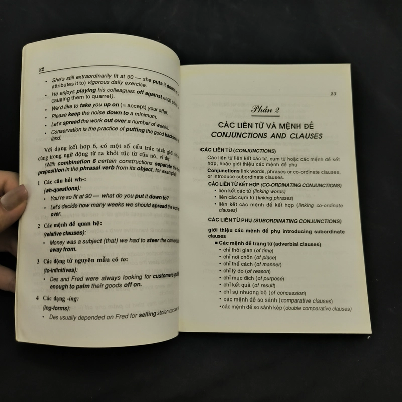 Ngữ động từ - Liên từ & Mệnh đề, lời nói & cụm từ (Ngữ pháp tiếng Anh toàn tập - Tập 5) 547685