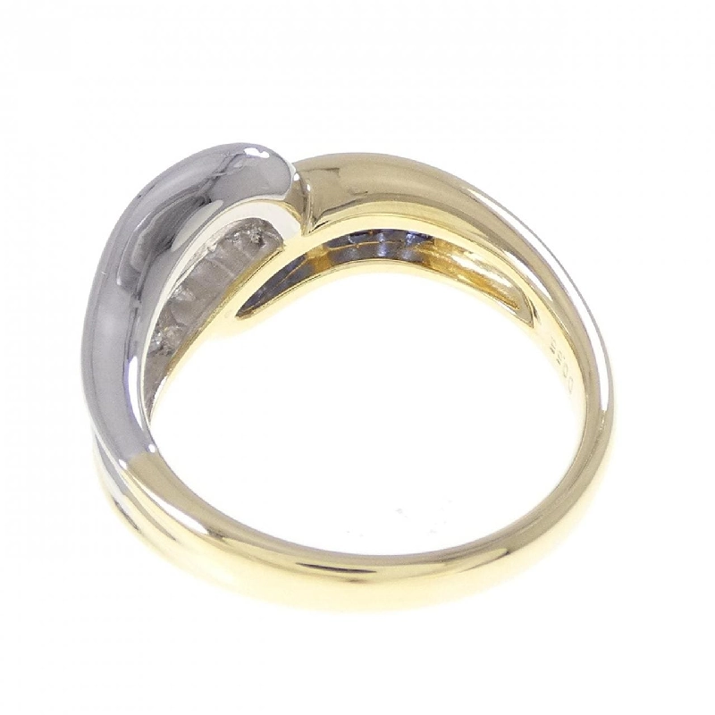 Nhẫn Sapphire K18YG/PT900 0.50CT 666535