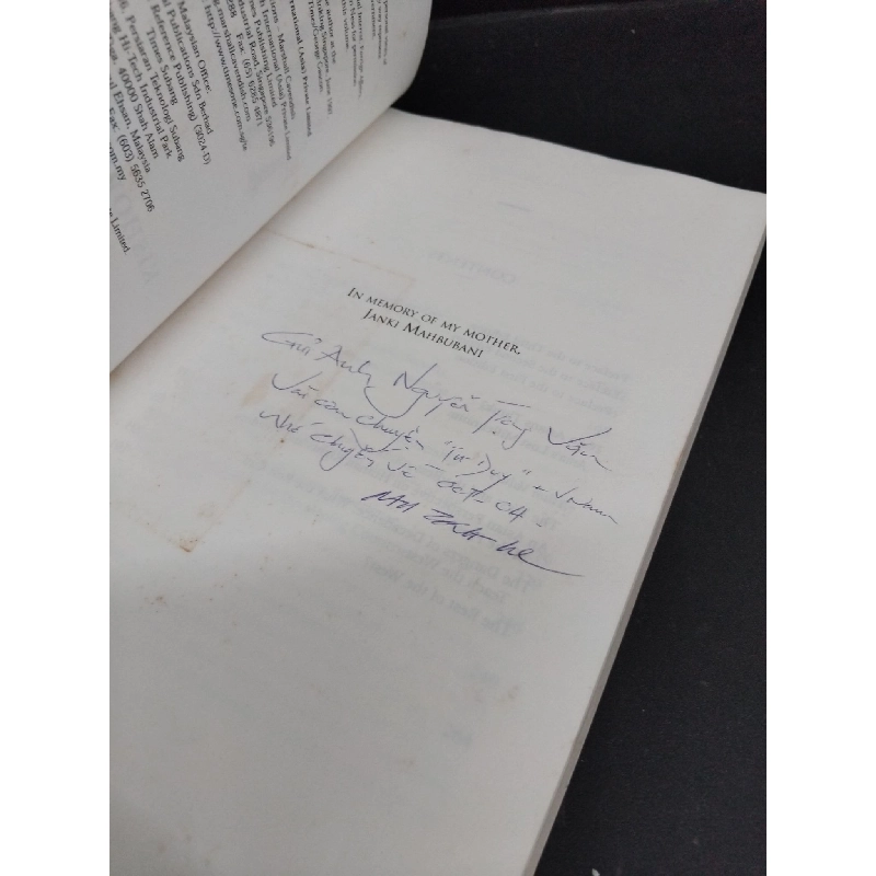 Can asians think? mới 80% ố có viết trang đầu HCM2811 Kishore Mahbubani NGOẠI VĂN 917949