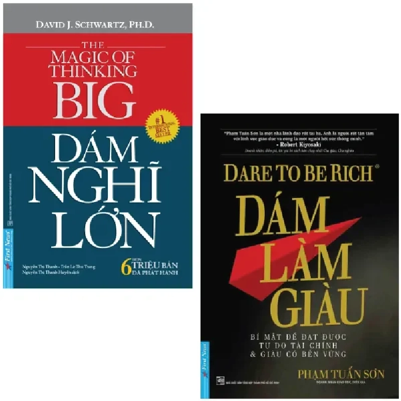 Combo Sách Dám Làm Giàu + Dám Nghĩ Lớn (Bộ 2 Cuốn) - Phạm Tuấn Sơn, David J Schwartz, PhD 742223
