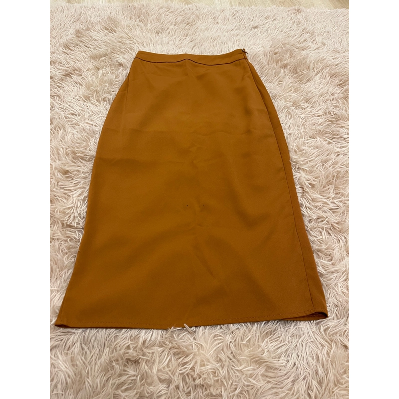 Váy bút chì lụa lanh  536670