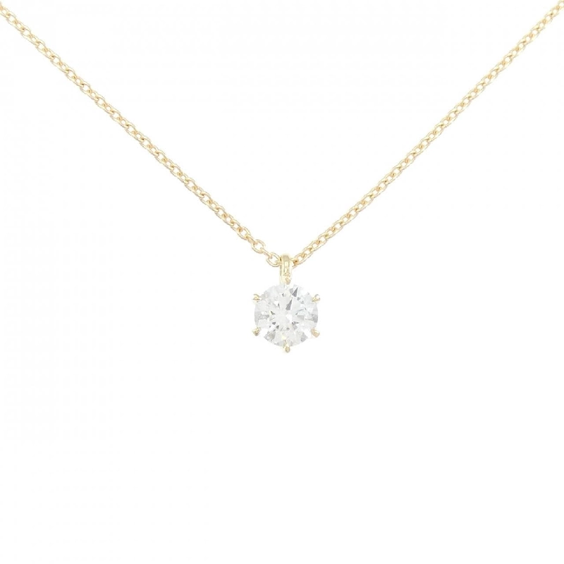 K18YG Dây chuyền kim cương 0.274CT D SI1 EXT H&C - Hàng hiệu Chính hãng 875445