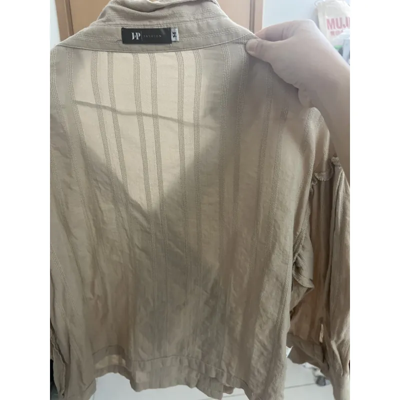 Áo sơ mi màu be xám JP Fashiom 993979