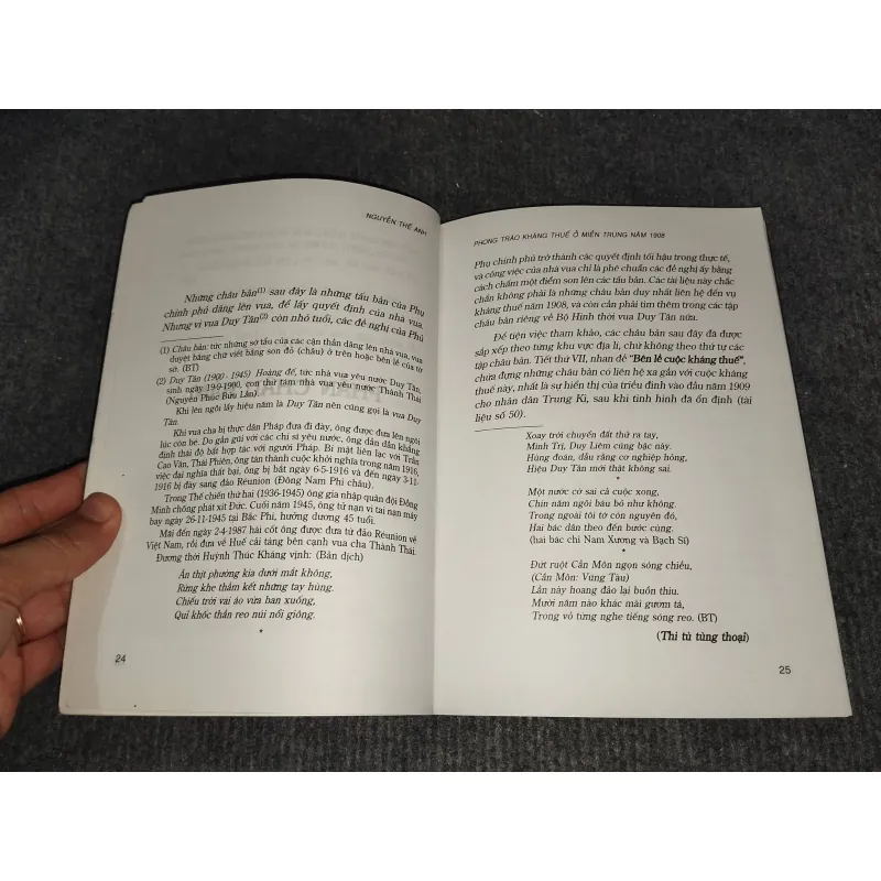 PHONG TRÀO KHÁNG THUẾ Ở MIỀN TRUNG QUA CÁC CHÂU BẢN TRIỀU DUY TÂN 992976