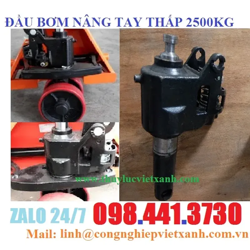 Đầu bơm xe nâng tay 2500kg nhập khẩu giá rẻ 977379
