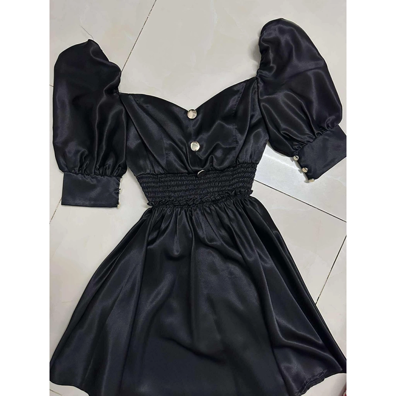 Váy đen nữ tính kiểu hiện đại size M  544150