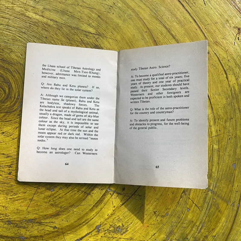 TIBETAN ASTRONOMY ASTROLOGY- A BRIEF INTRODUCTION  712229