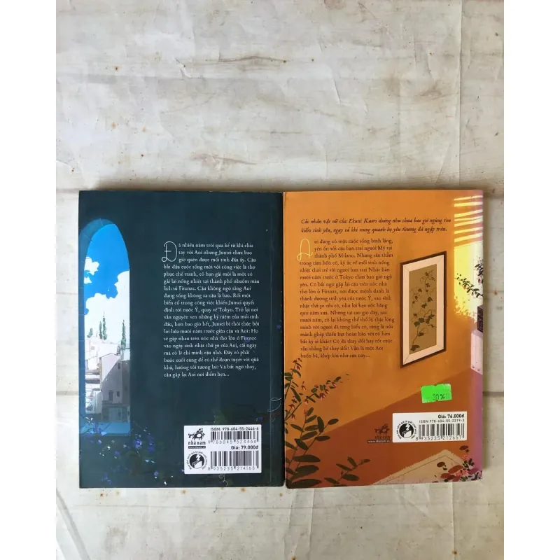 Bộ 2 quyển Điềm Tĩnh Và Nồng Nhiệt: Lam & Đỏ - Tsuji Hitonari & Ekuni Kaori 738819