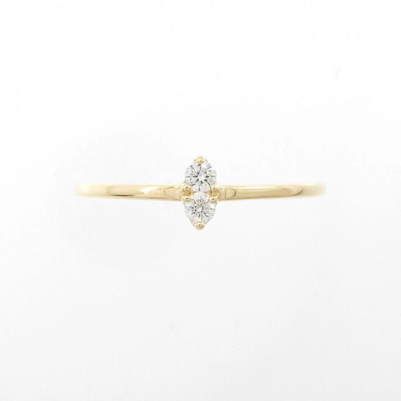 【Remake】Nhẫn kim cương K18YG 0.06CT 671907