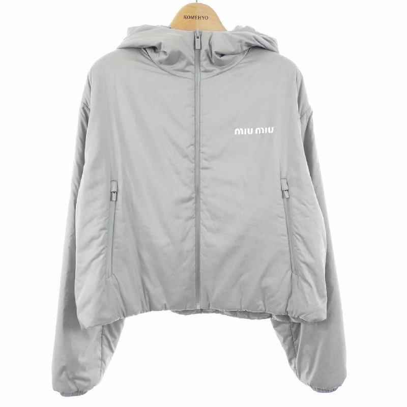 Jacket Miu Miu MIU MIU Technical Pongee ML1156 SOOO 16ML - Áo khoác lông vũ hàng hiệu chính hãng 816252