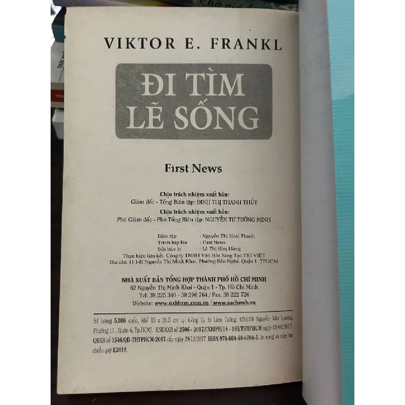 Đi Tìm Lẽ Sống - Viktor E. Frankl - Viktor E. Frankl 1008627