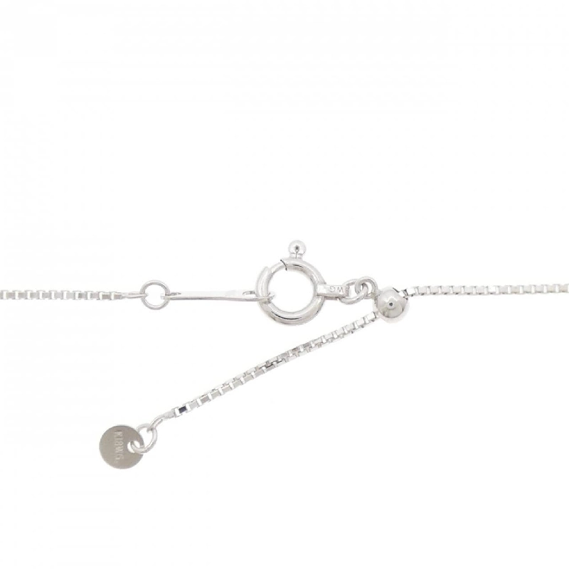 K18WG Dây chuyền hình trái tim Onyx - Hàng hiệu Chính hãng 860337