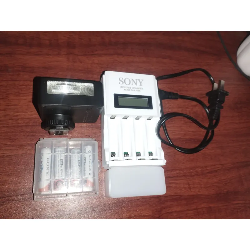 Flash godox im30 + tản sáng + sạc + 4 pin 3A 995460
