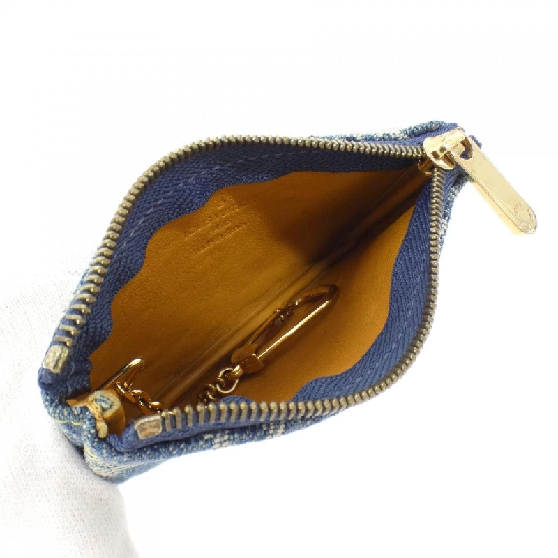 Túi xách Louis Vuitton Monogram Denim Pochette Clé M95343 ví & hộp chìa khóa 621451