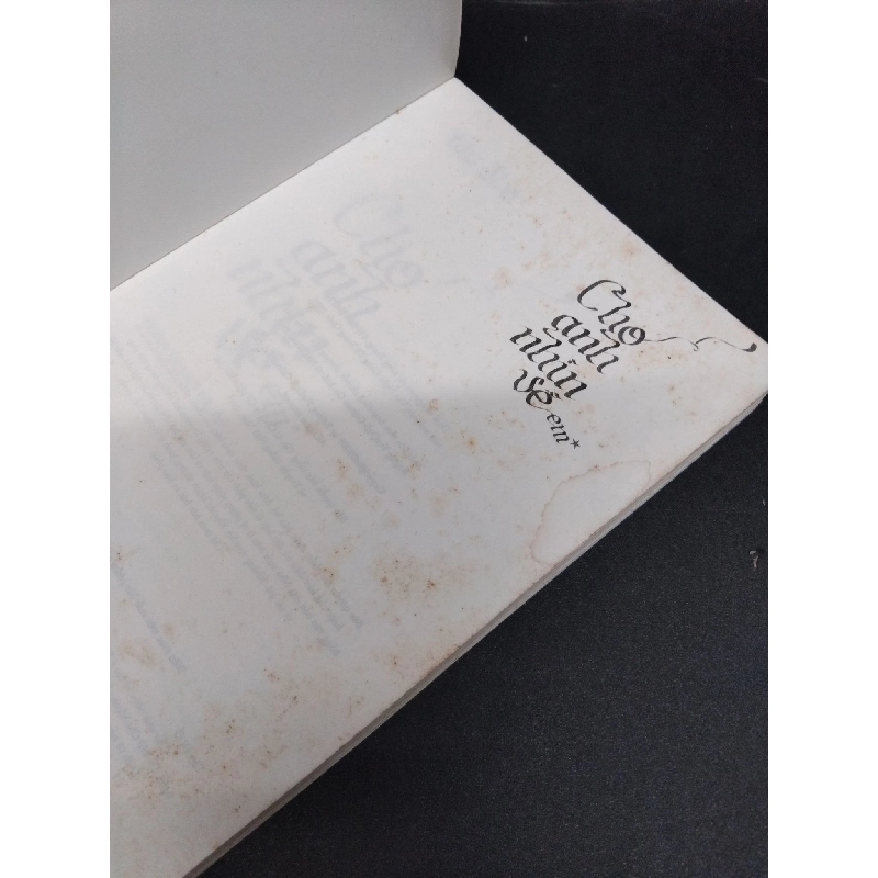 Cho anh nhìn về em mới 70% ố vàng 2011 HCM2207 Tân Di Ổ VĂN HỌC 916366