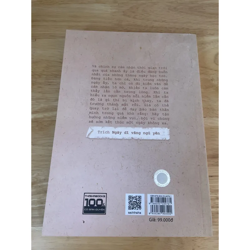 Tiểu thuyết "Ngày dĩ vãng ngủ yên" - Lê Huy Hoàng 705823